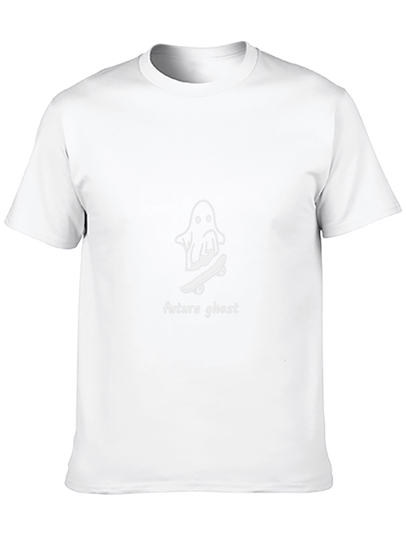 Skateboarding Ghost Graphic T-Shirt