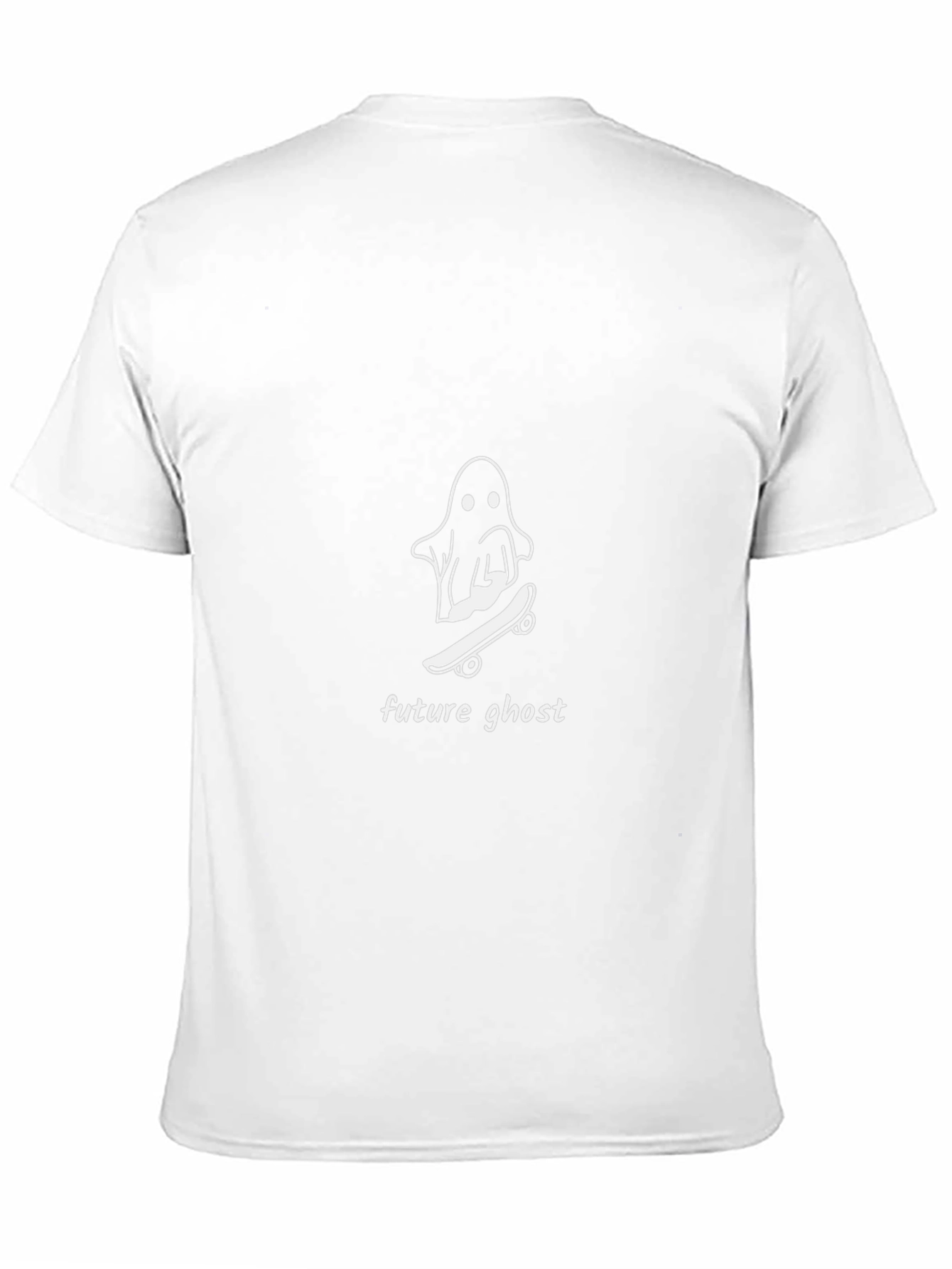 Skateboarding Ghost Graphic T-Shirt