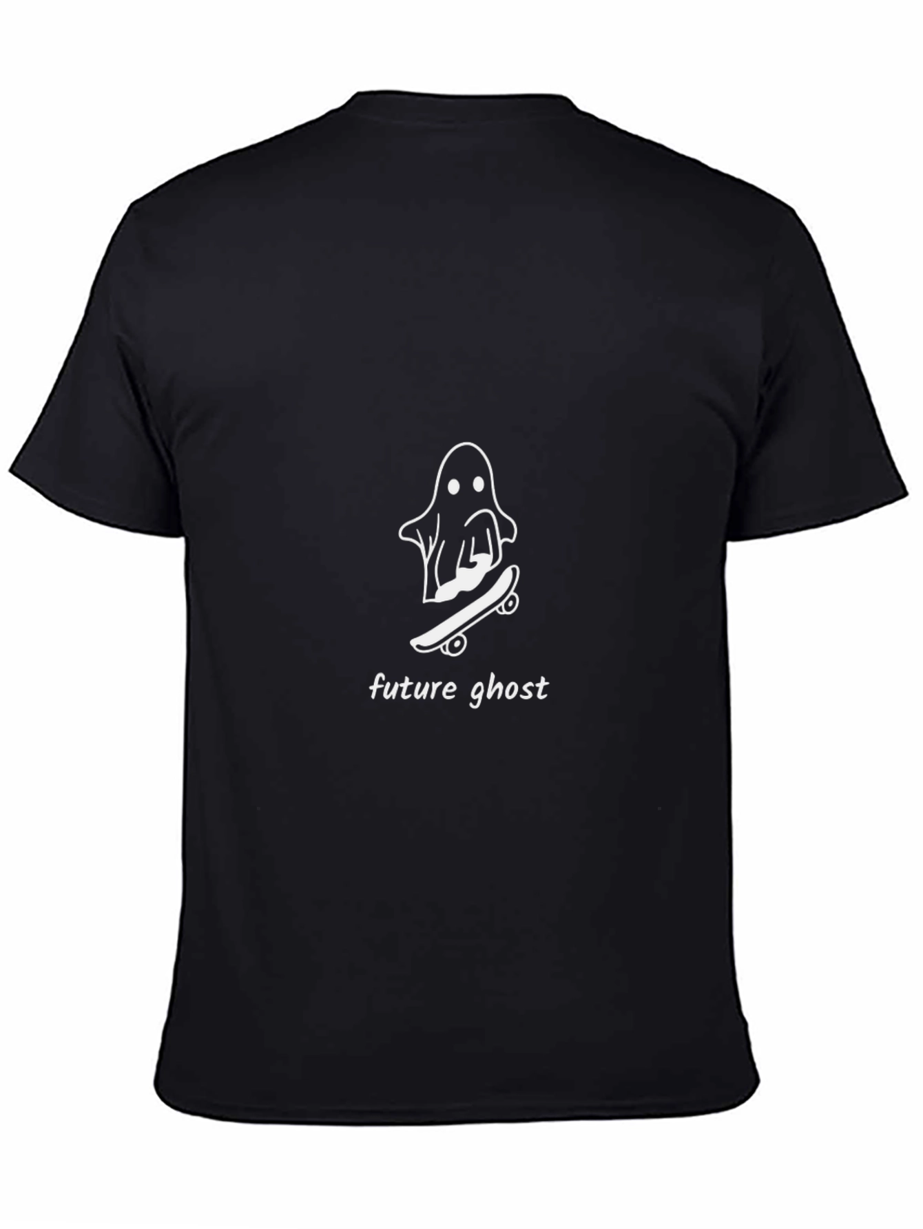 Skateboarding Ghost Graphic T-Shirt