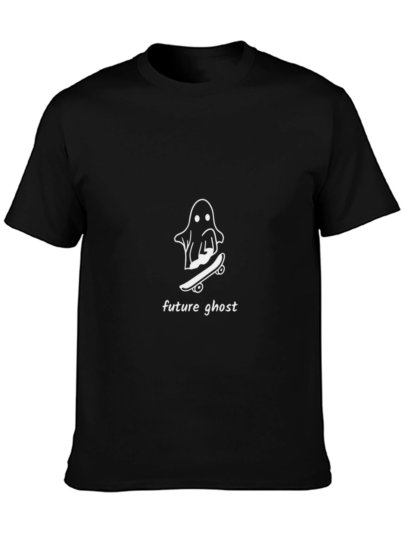 Skateboarding Ghost Graphic T-Shirt