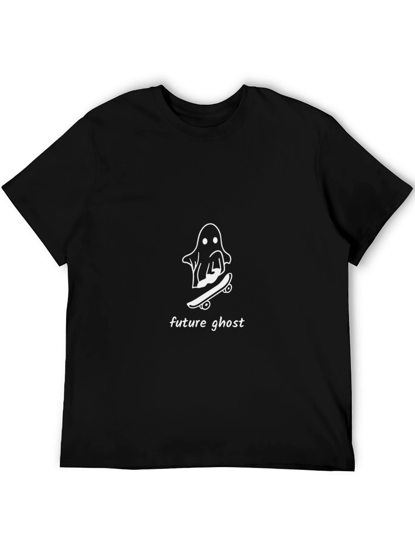 Skateboarding Ghost Graphic T-Shirt
