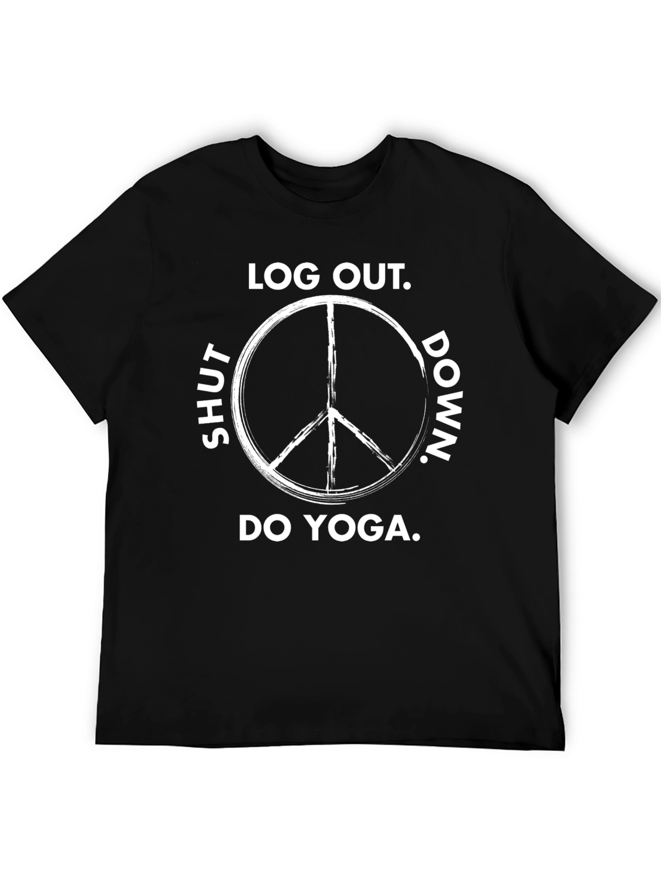 Log Out Do Yoga Graphic Tee