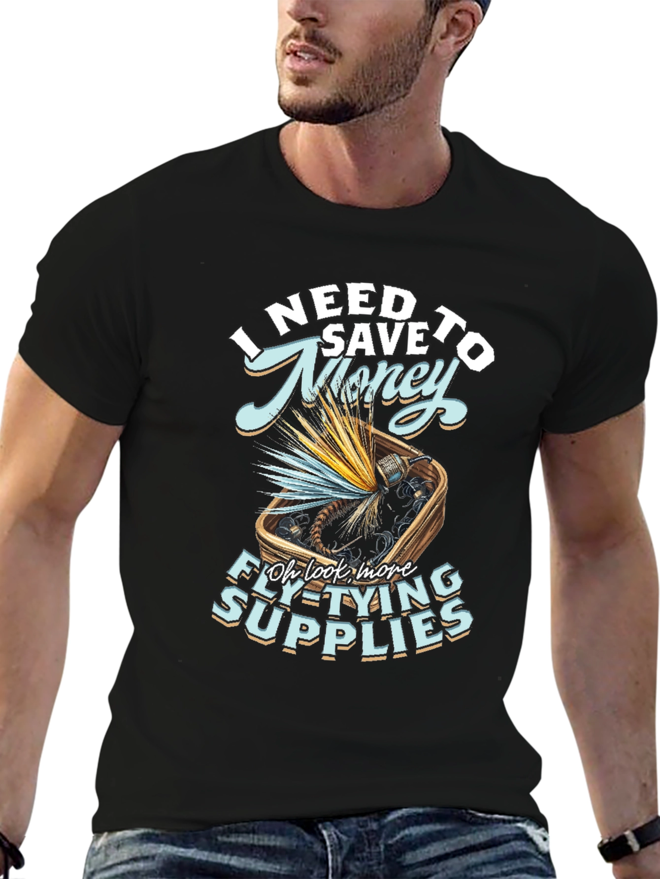 Funny Fly Tying Supplies T-Shirt