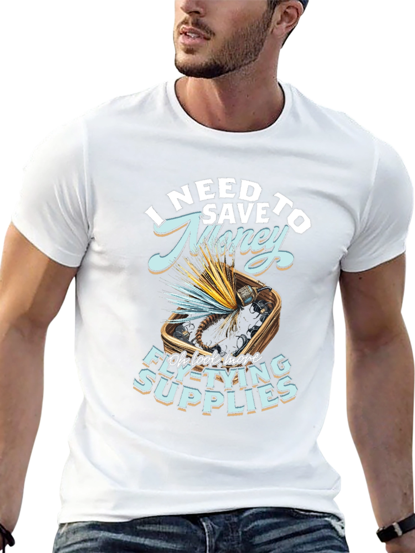 Funny Fly Tying Supplies T-Shirt