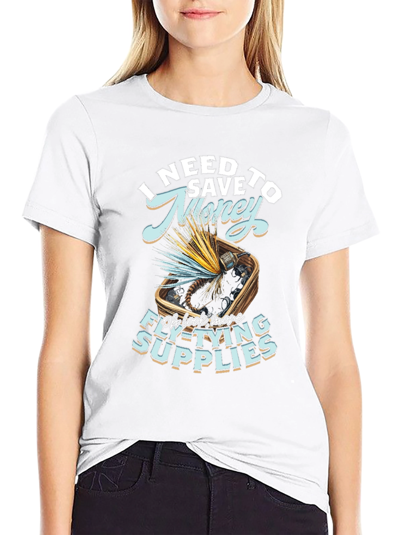 Funny Fly Tying Supplies T-Shirt