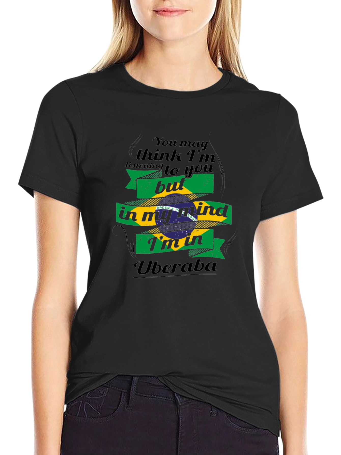 Uberaba Brazil Flag T-Shirt