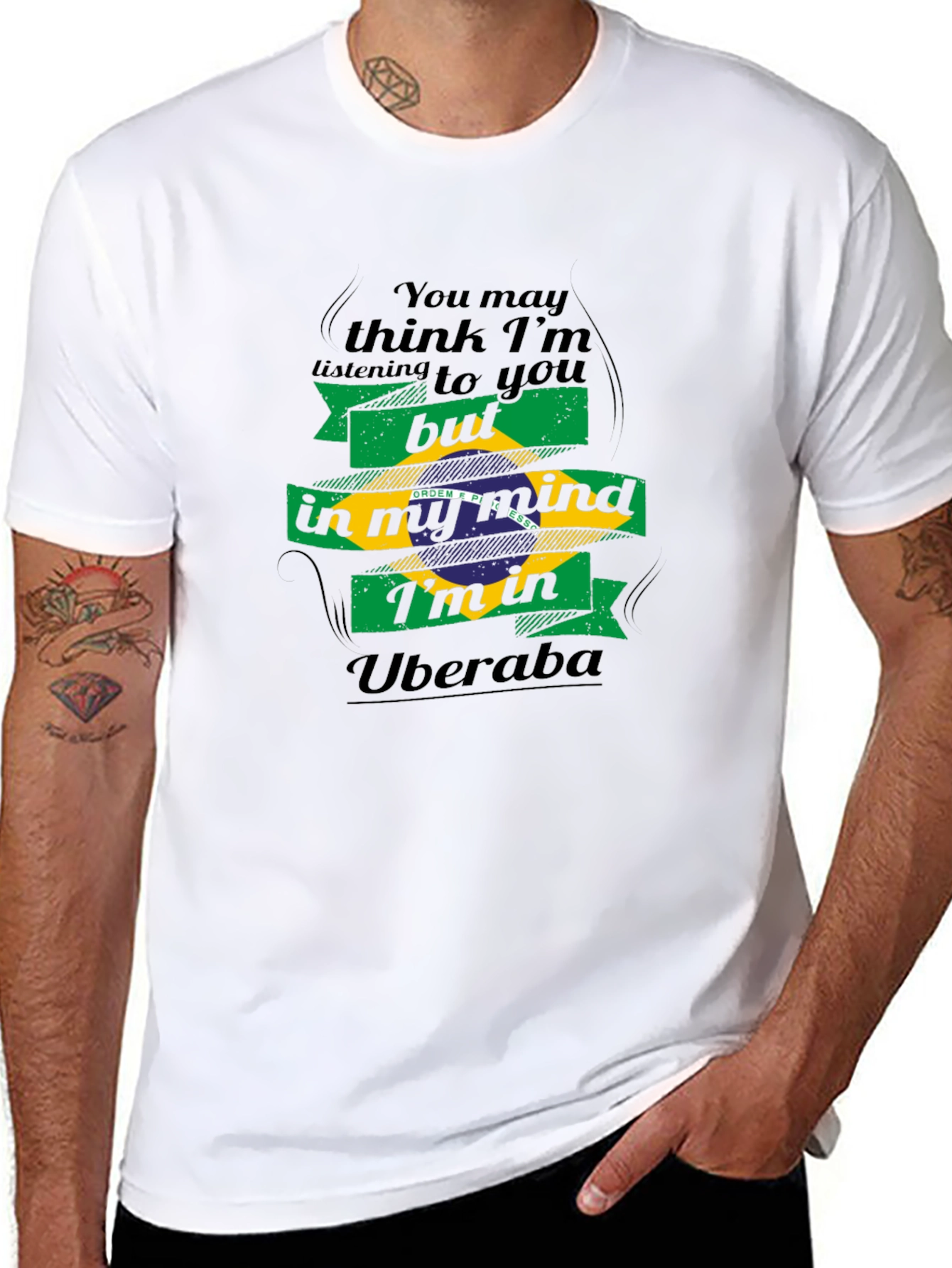 Uberaba Brazil Flag T-Shirt
