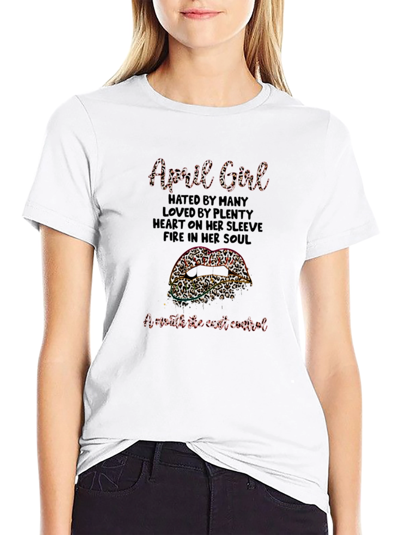 April Girl Graphic T-Shirt