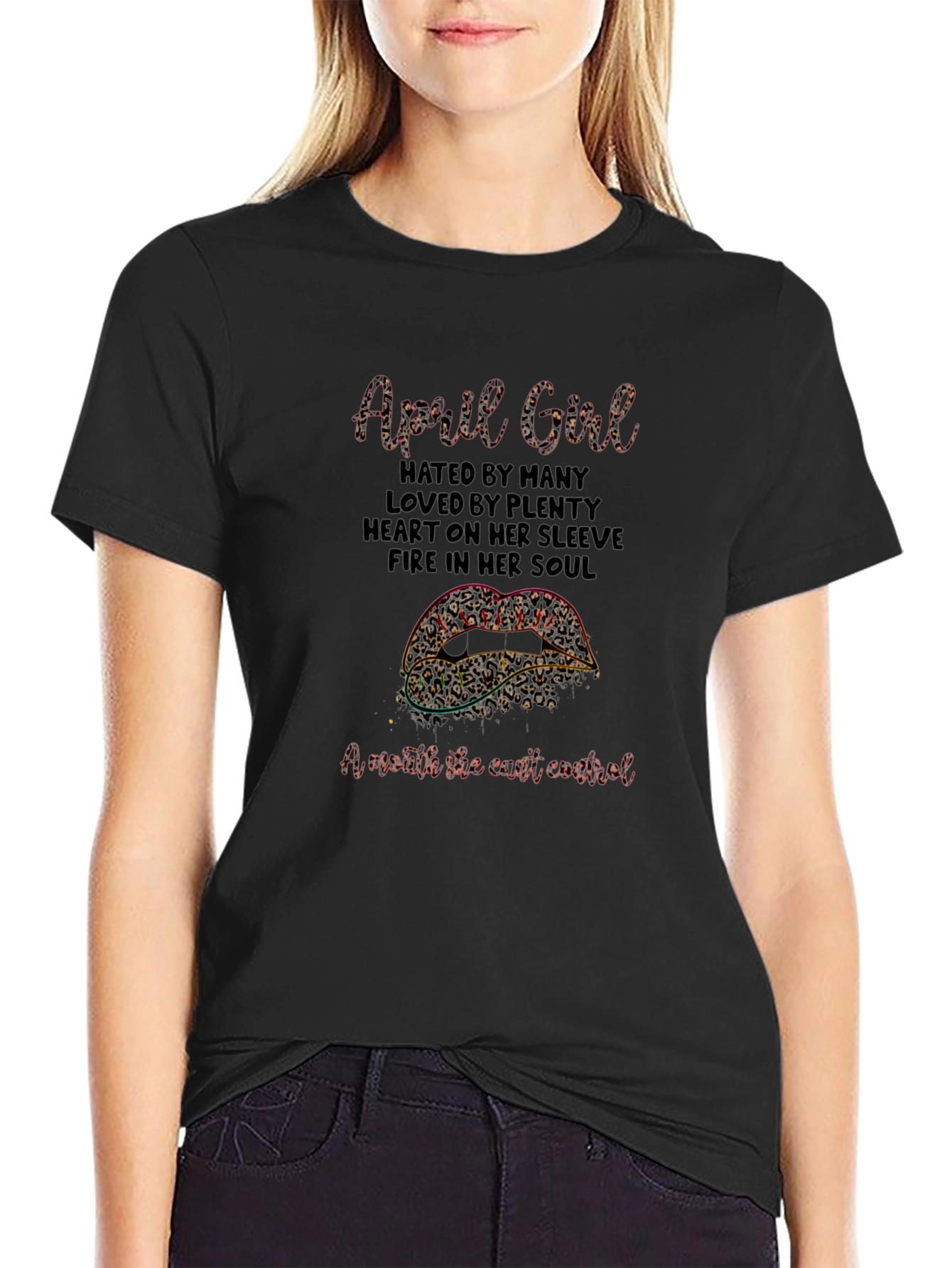 April Girl Graphic T-Shirt
