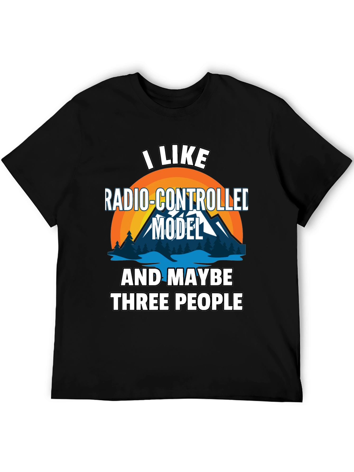 Radio-Controlled Model & Three People Graphic T-Shirt