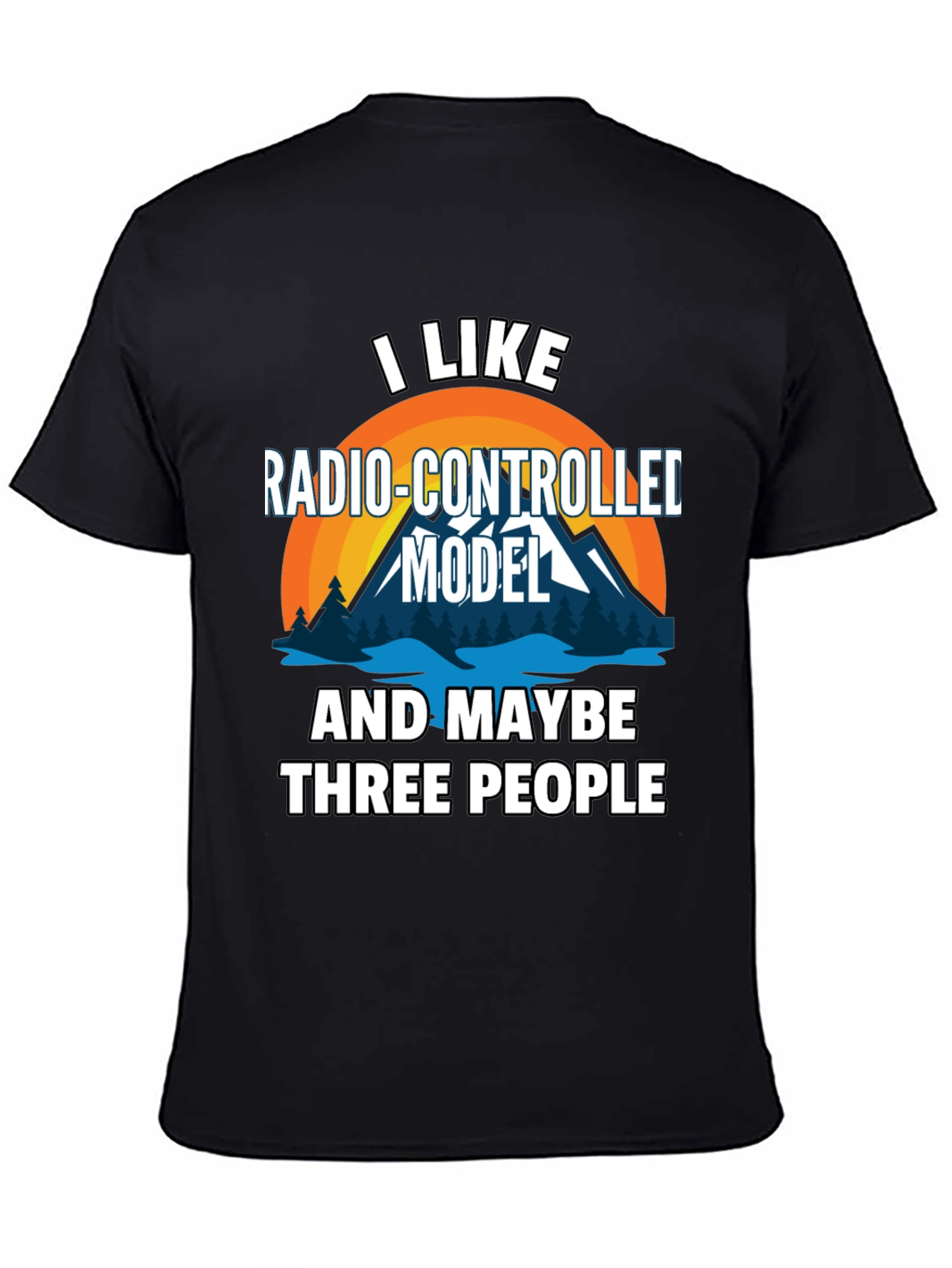 Radio-Controlled Model & Three People Graphic T-Shirt