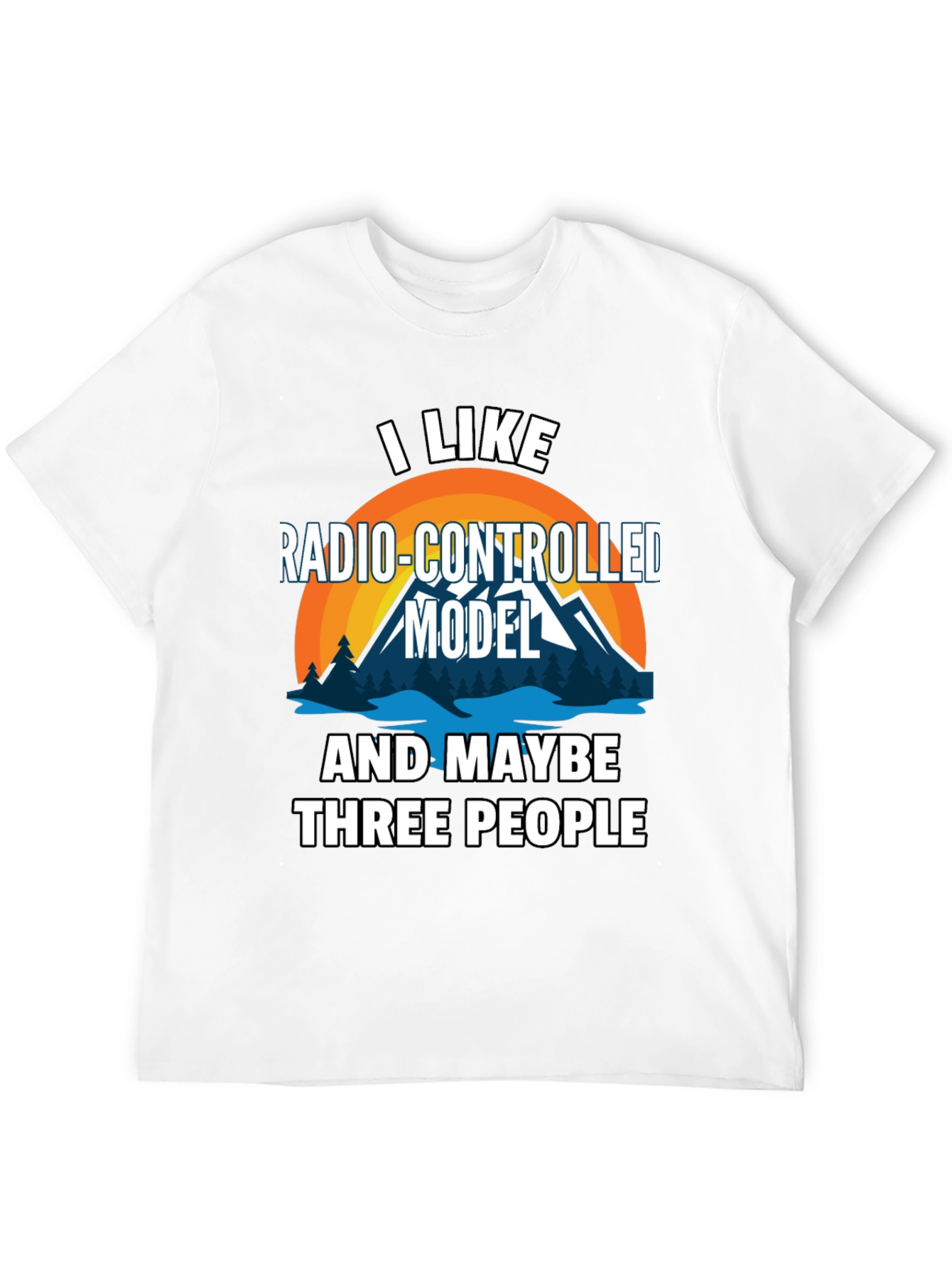 Radio-Controlled Model & Three People Graphic T-Shirt
