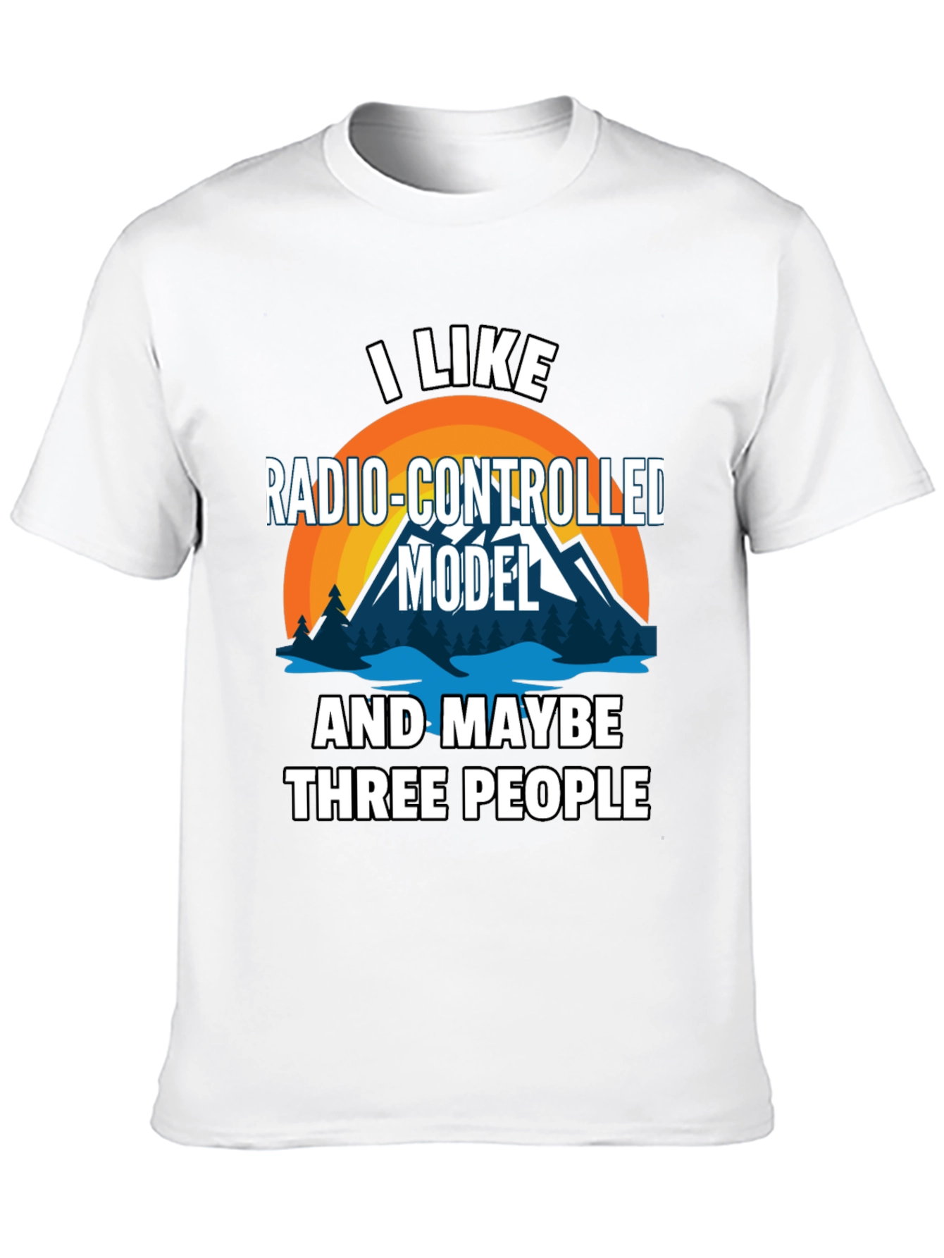 Radio-Controlled Model & Three People Graphic T-Shirt