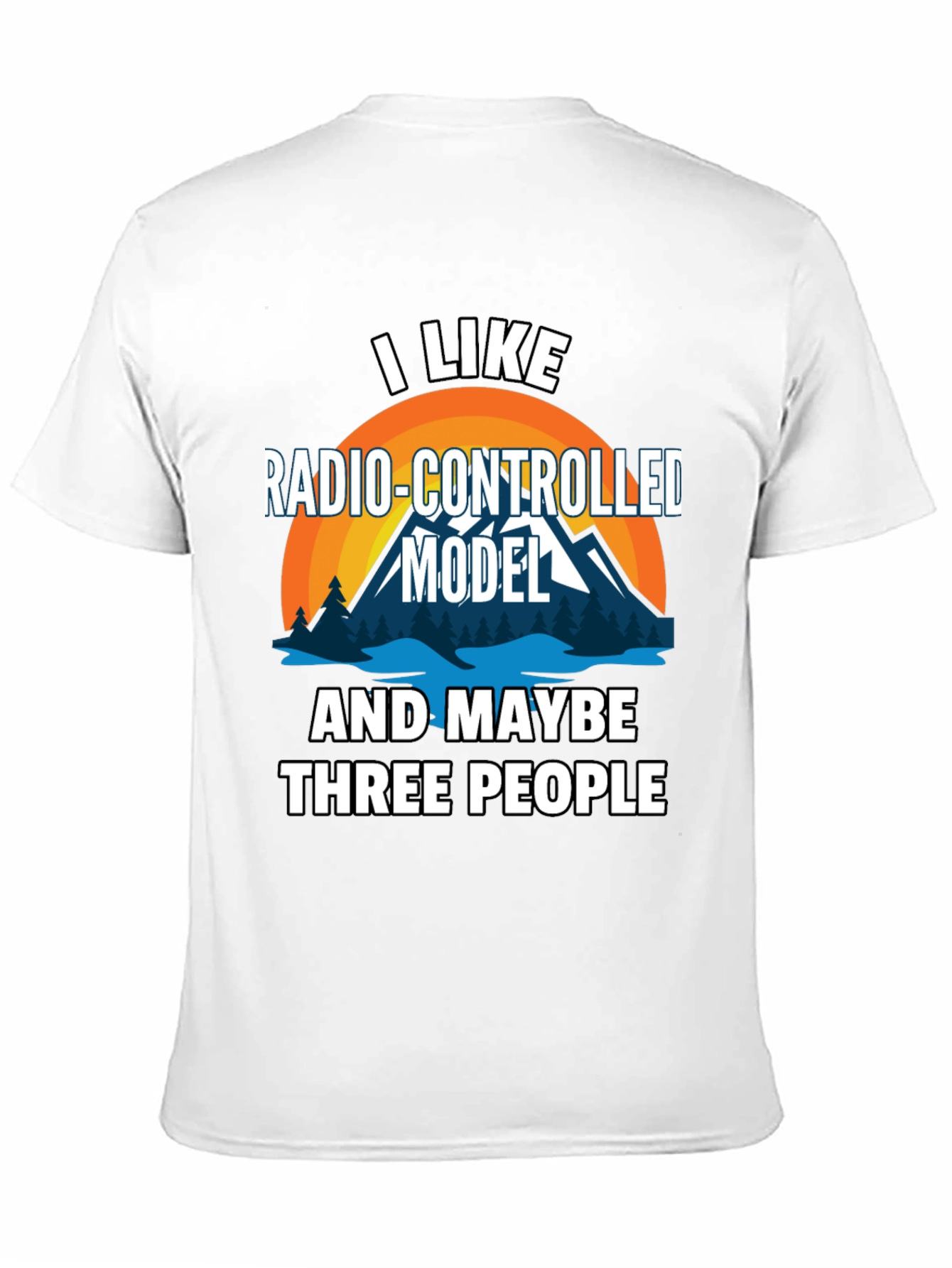 Radio-Controlled Model & Three People Graphic T-Shirt