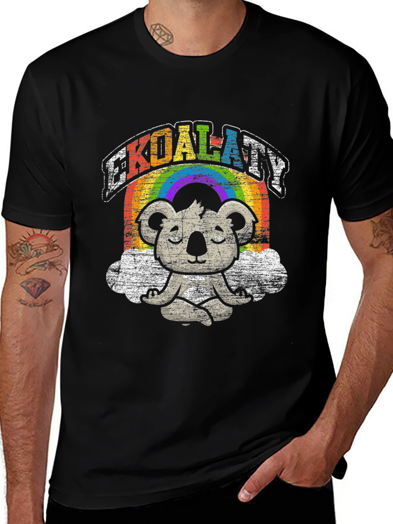 Koala-aty Black T-Shirt