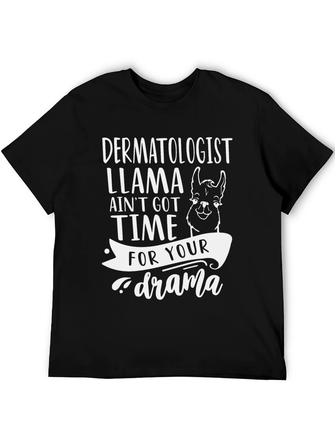 Dermatologist Llama Graphic T-Shirt - Funny Tee