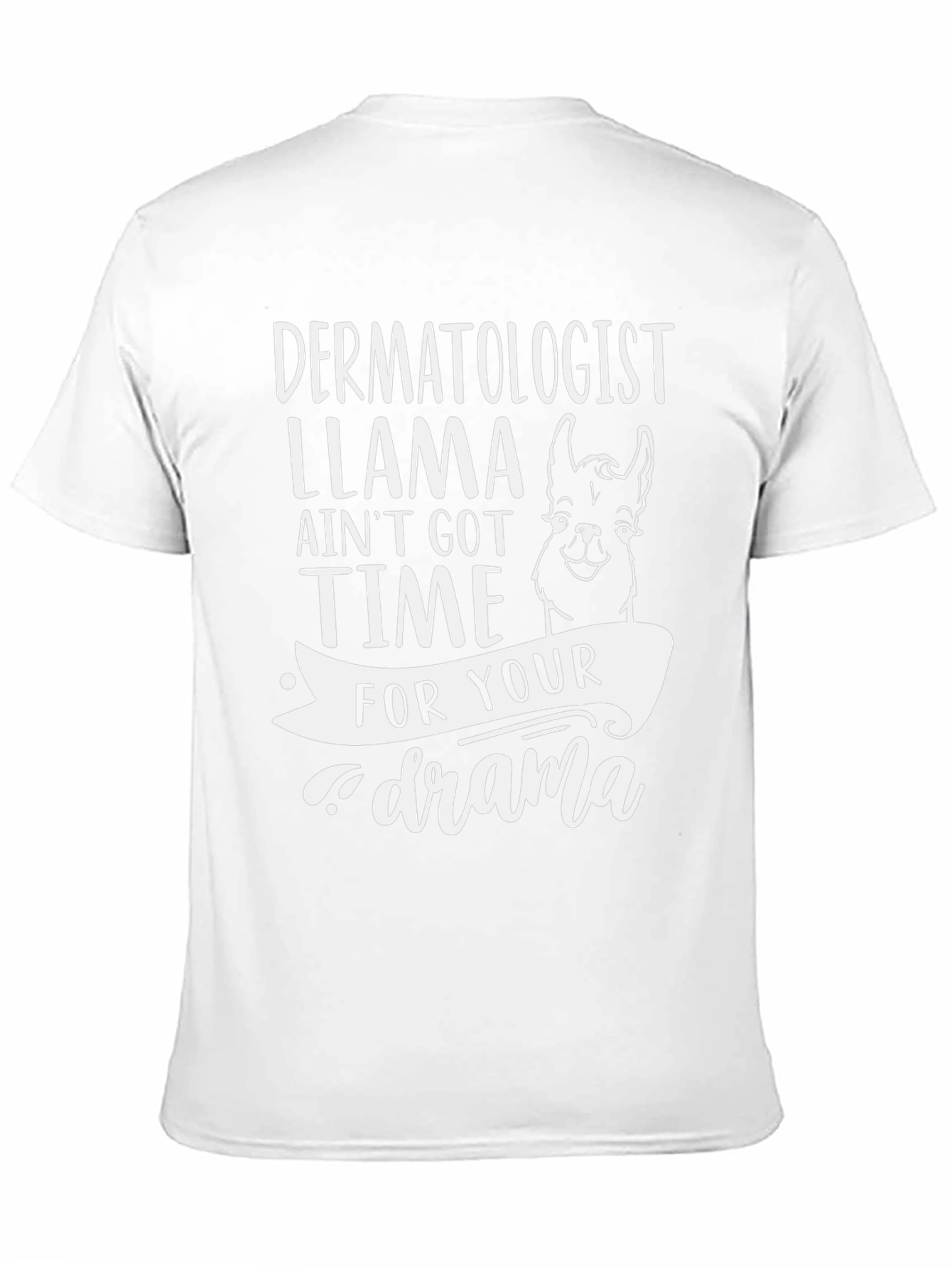 Dermatologist Llama Graphic T-Shirt - Funny Tee