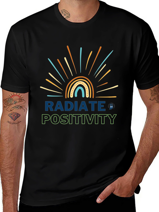 Radiate Positivity T-Shirt - Motivational Graphic Tee