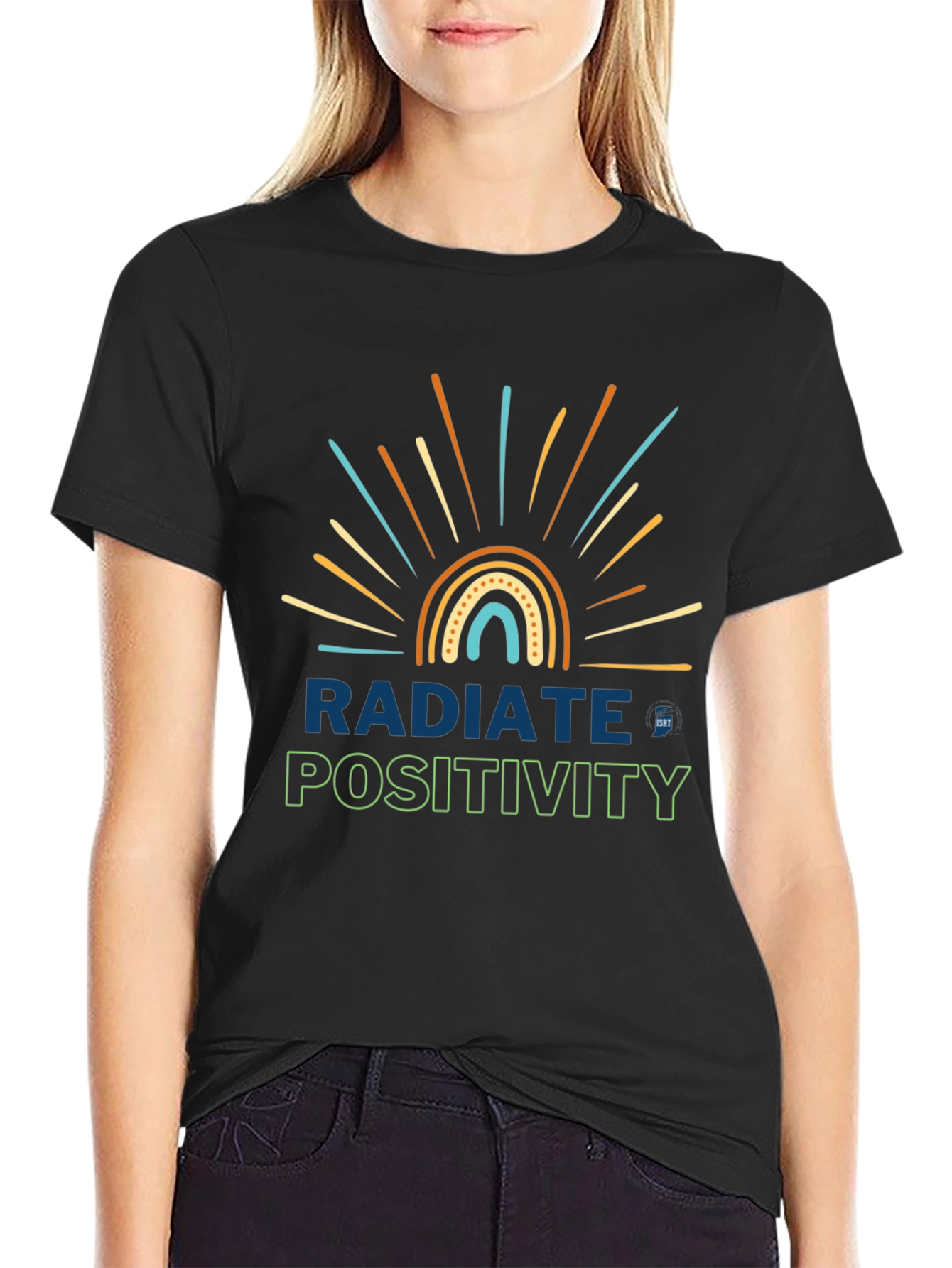 Radiate Positivity T-Shirt - Motivational Graphic Tee