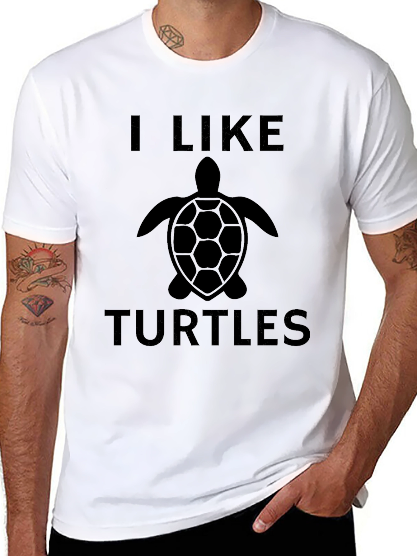 I Like Turtles Graphic T-Shirt