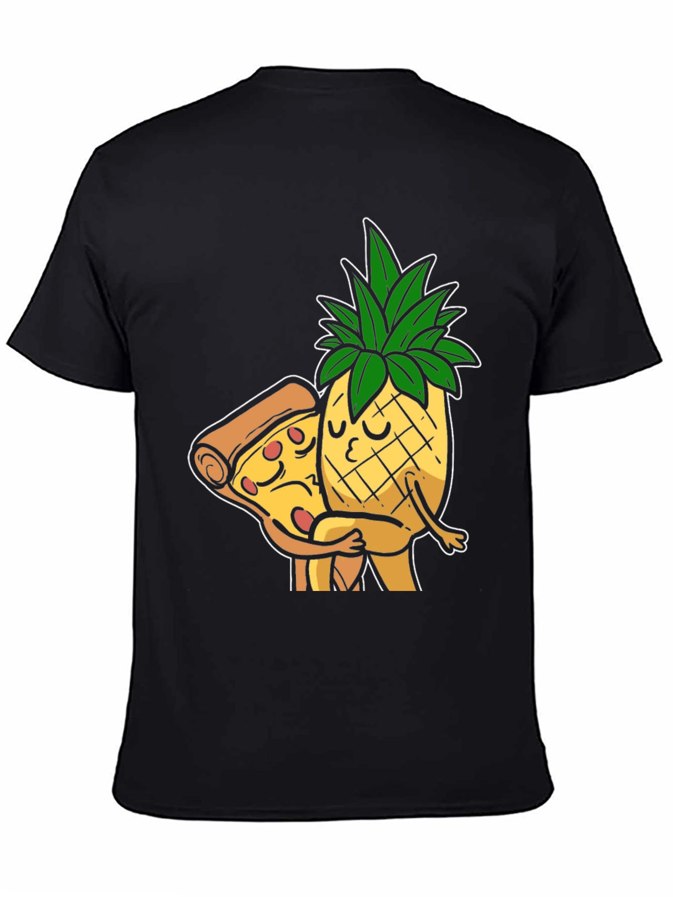 Pizza & Pineapple Hugs Graphic T-Shirt