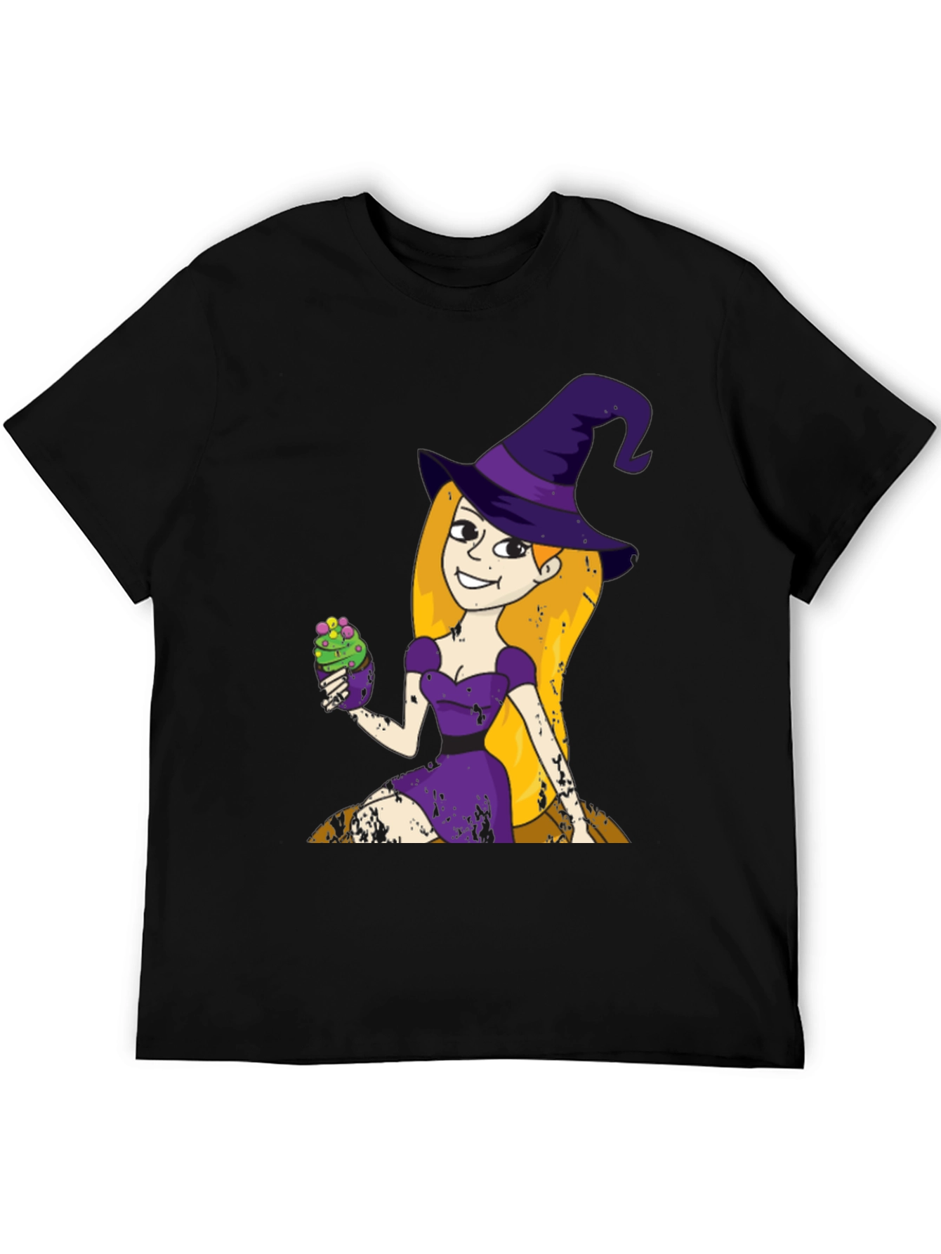 Witch Cupcake T-Shirt - Fun Halloween Apparel