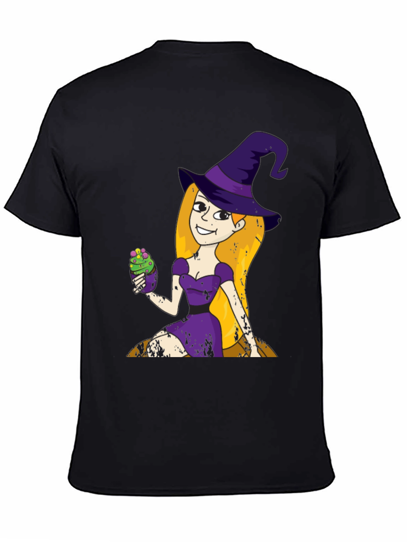 Witch Cupcake T-Shirt - Fun Halloween Apparel