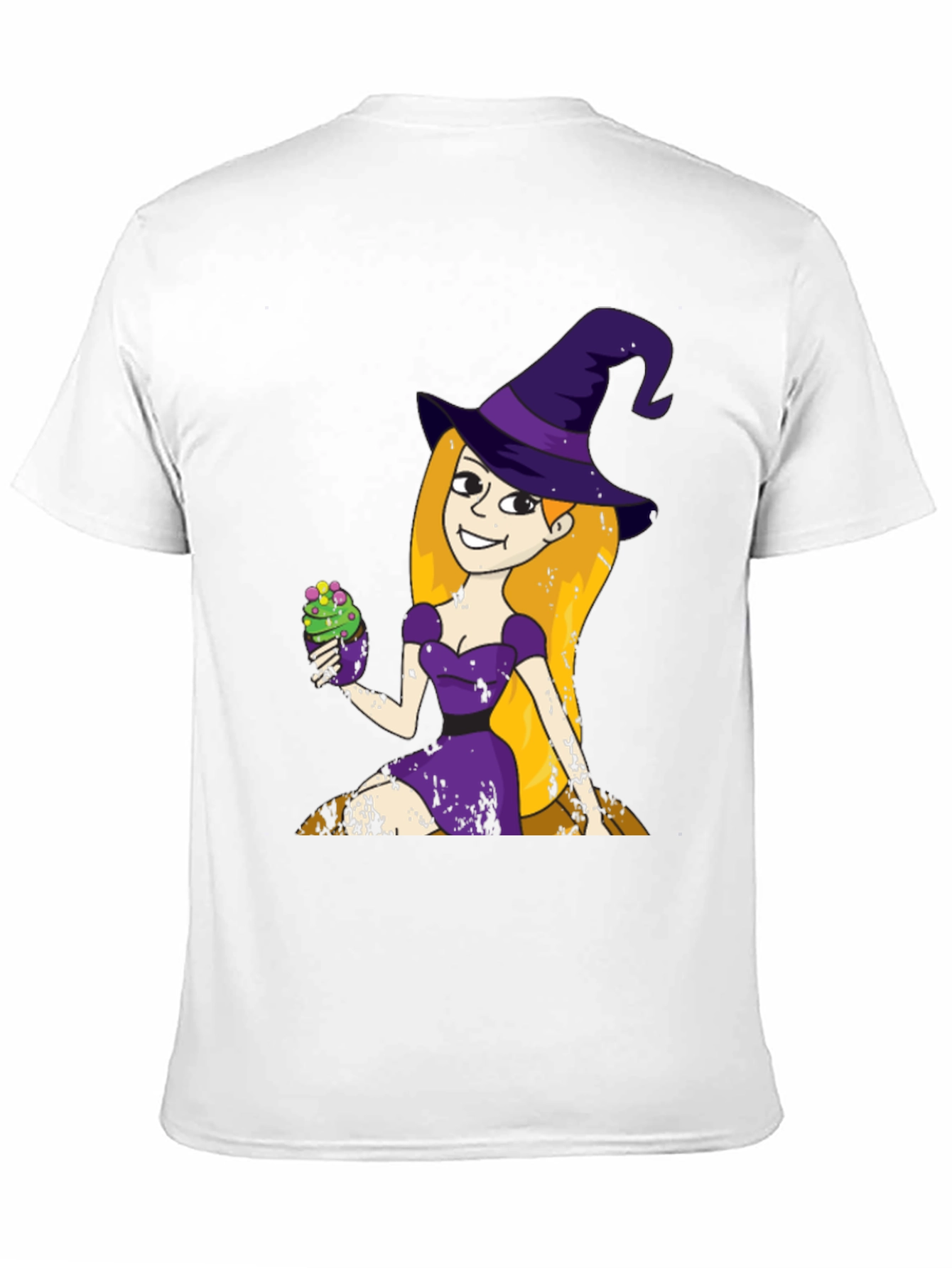 Witch Cupcake T-Shirt - Fun Halloween Apparel