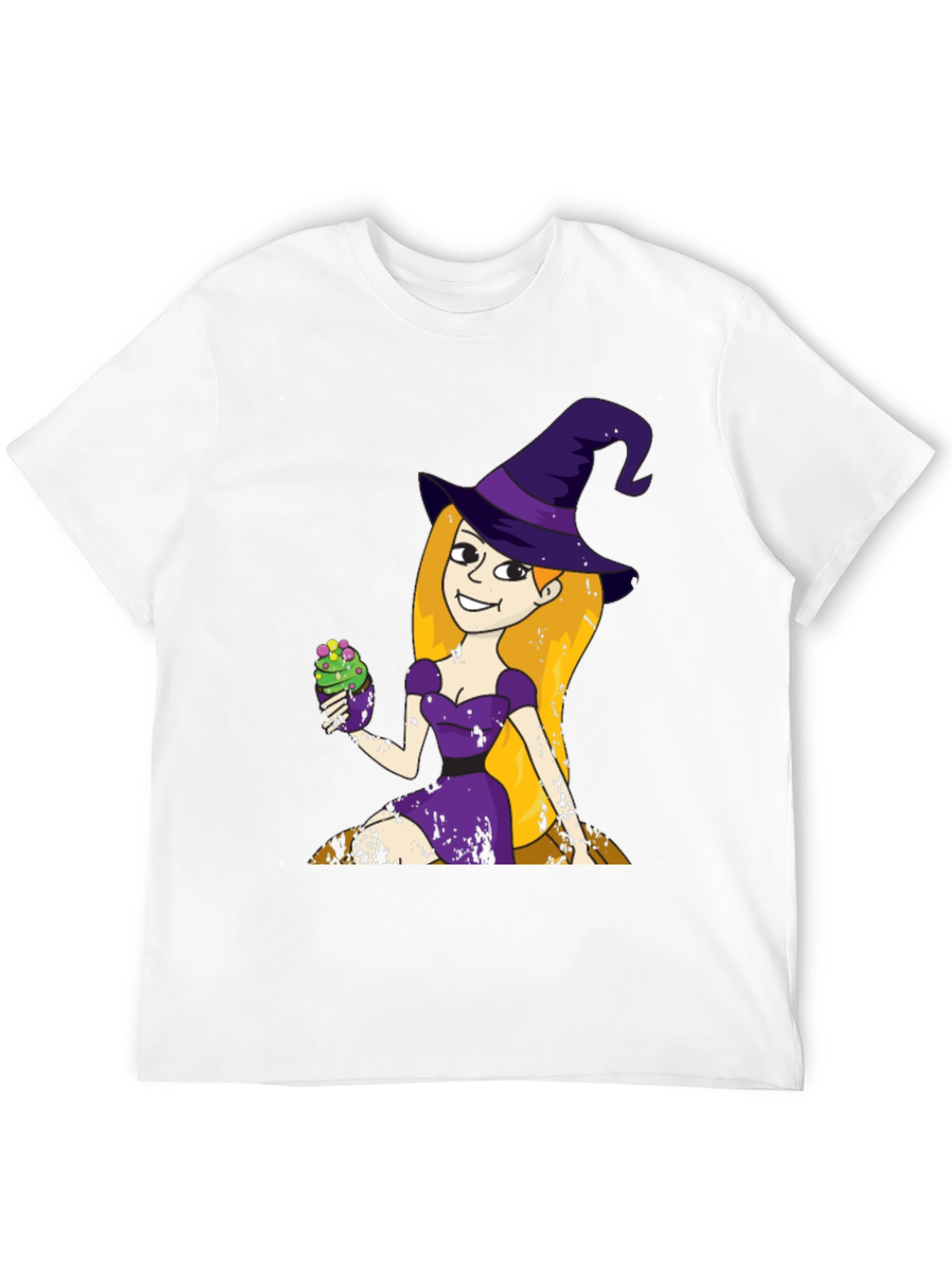 Witch Cupcake T-Shirt - Fun Halloween Apparel