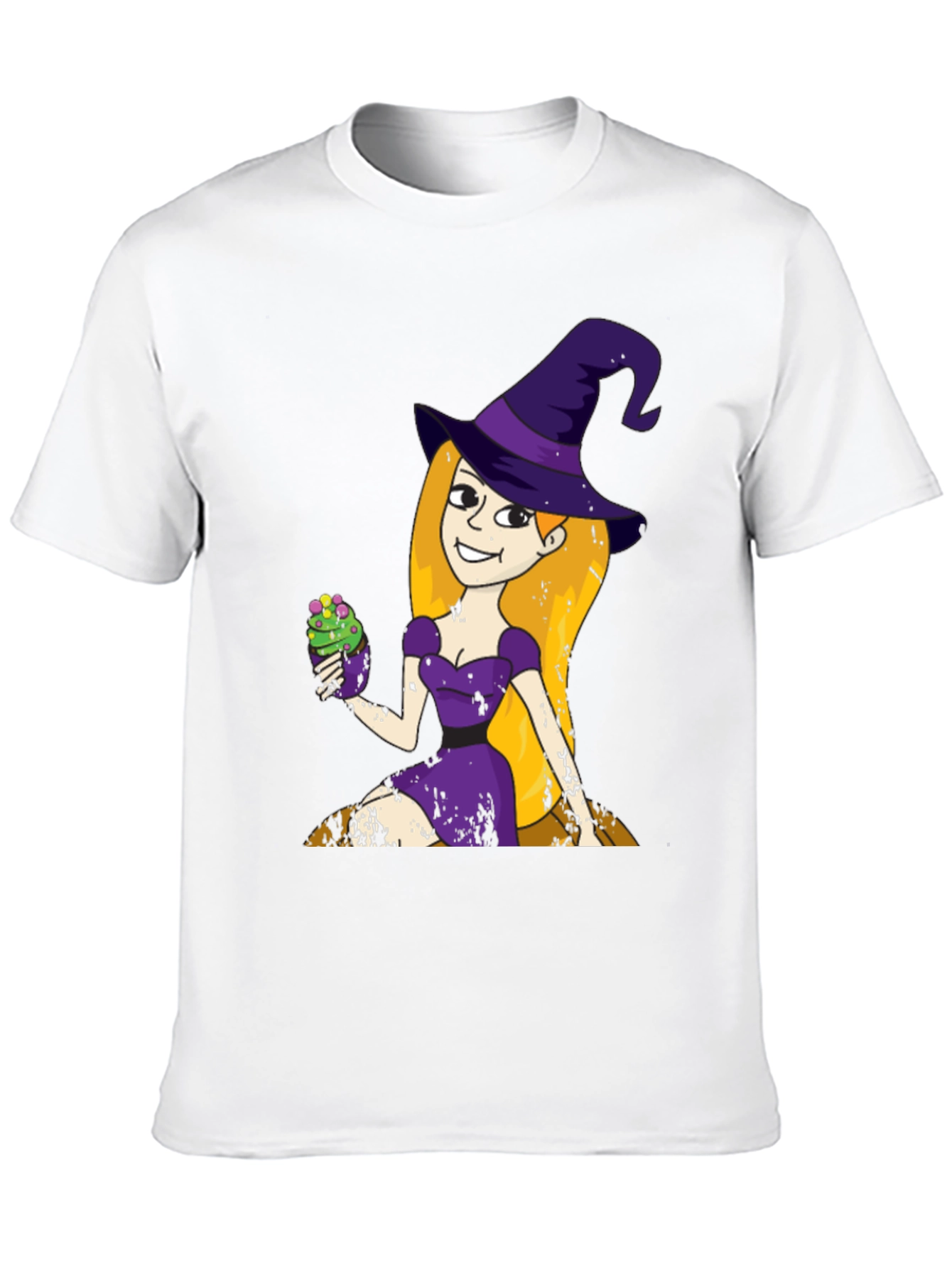 Witch Cupcake T-Shirt - Fun Halloween Apparel