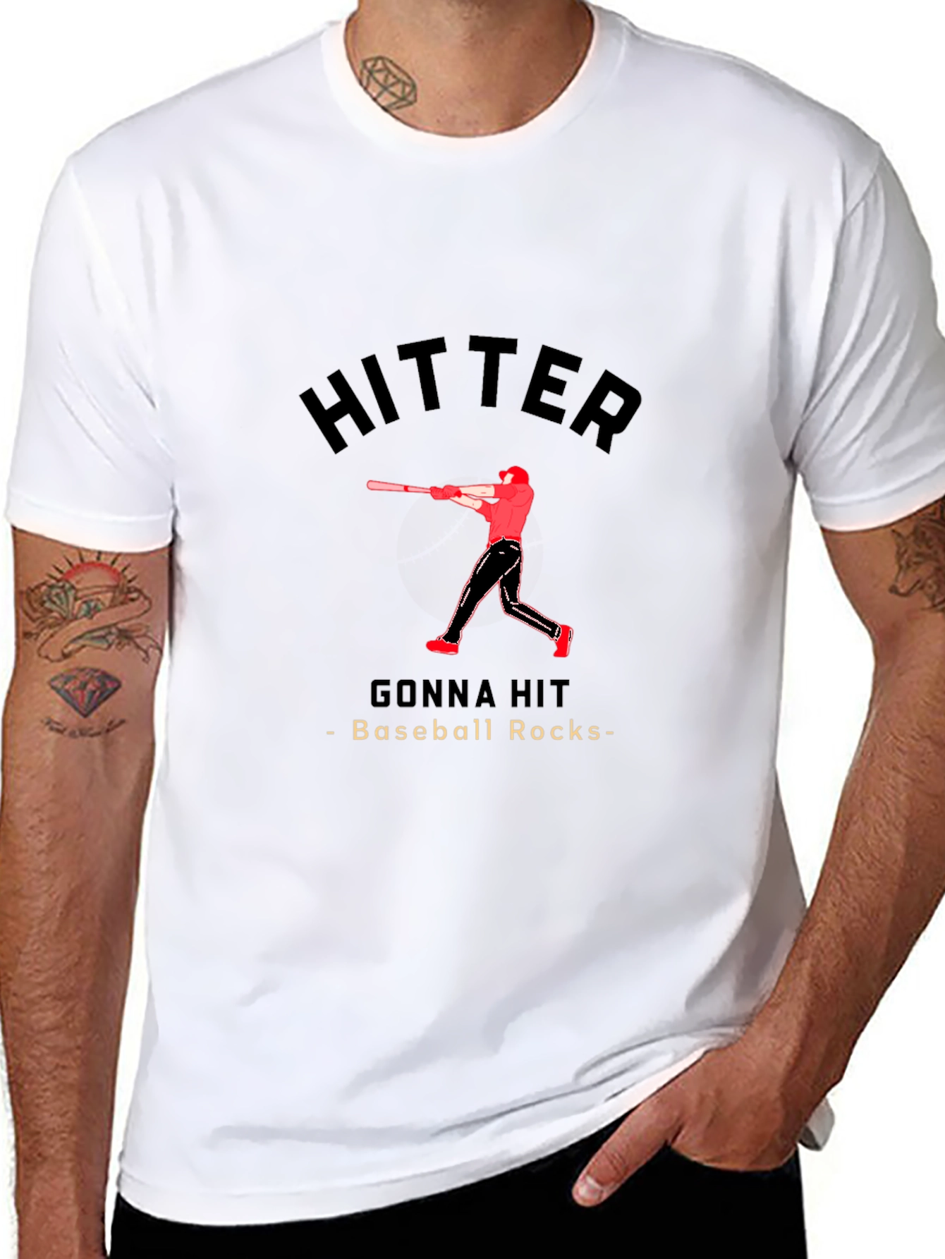 Hitter Baseball Graphic T-Shirt