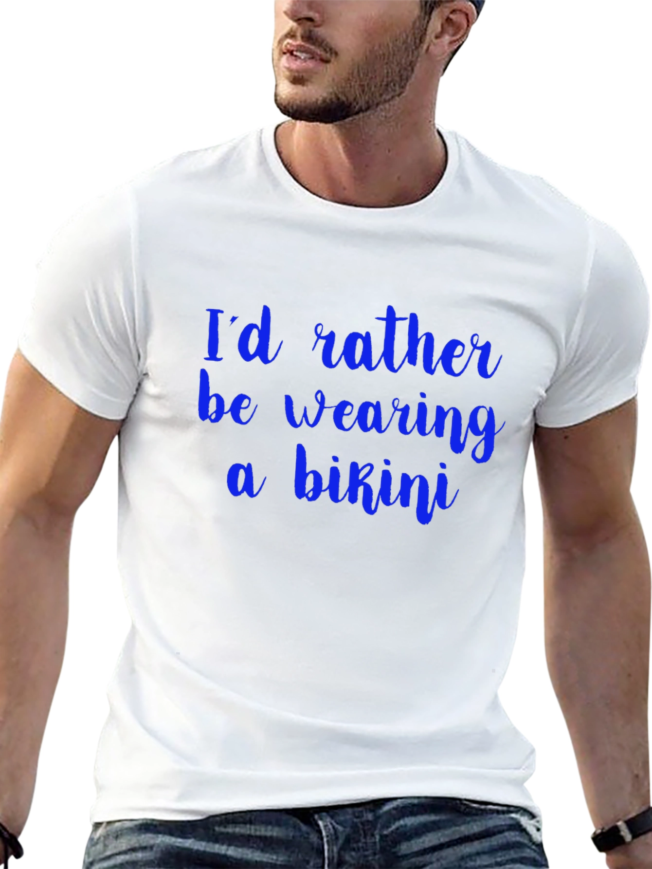 Bikini Desire T-Shirt - Comfy Black Tee