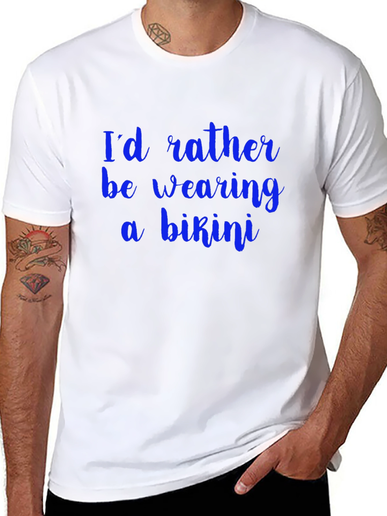Bikini Desire T-Shirt - Comfy Black Tee