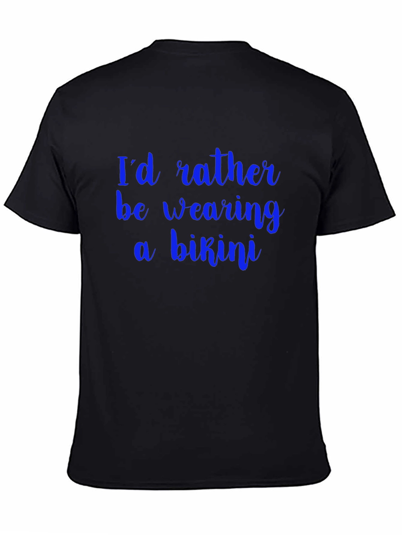 Bikini Desire T-Shirt - Comfy Black Tee