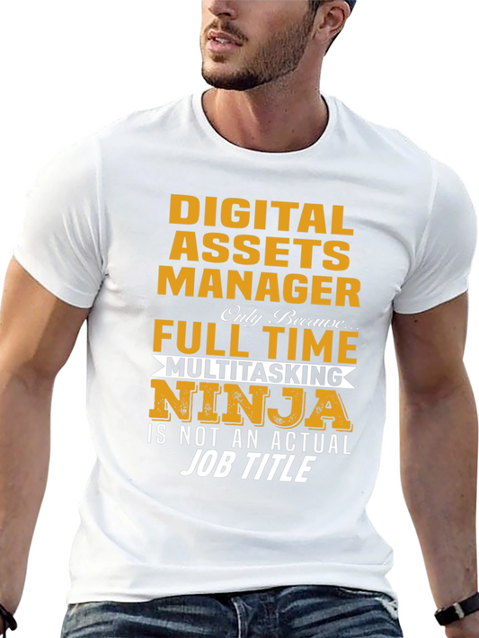 Digital Assets Manager Multitasking Ninja T-Shirt