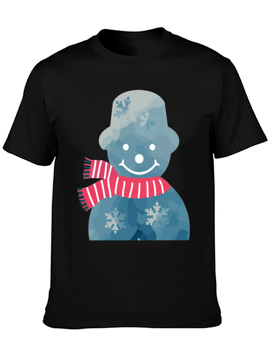 Snowman Graphic Tee - Winter Holiday Festive Shirt