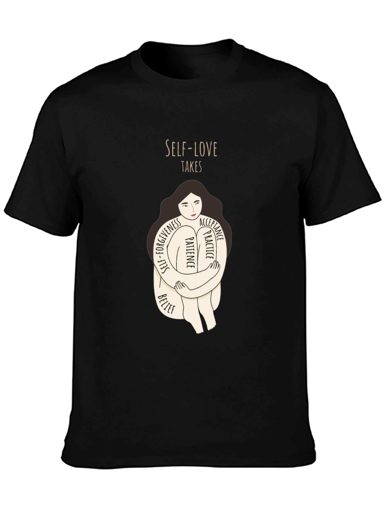Self-Love Takes Womens Graphic Tee