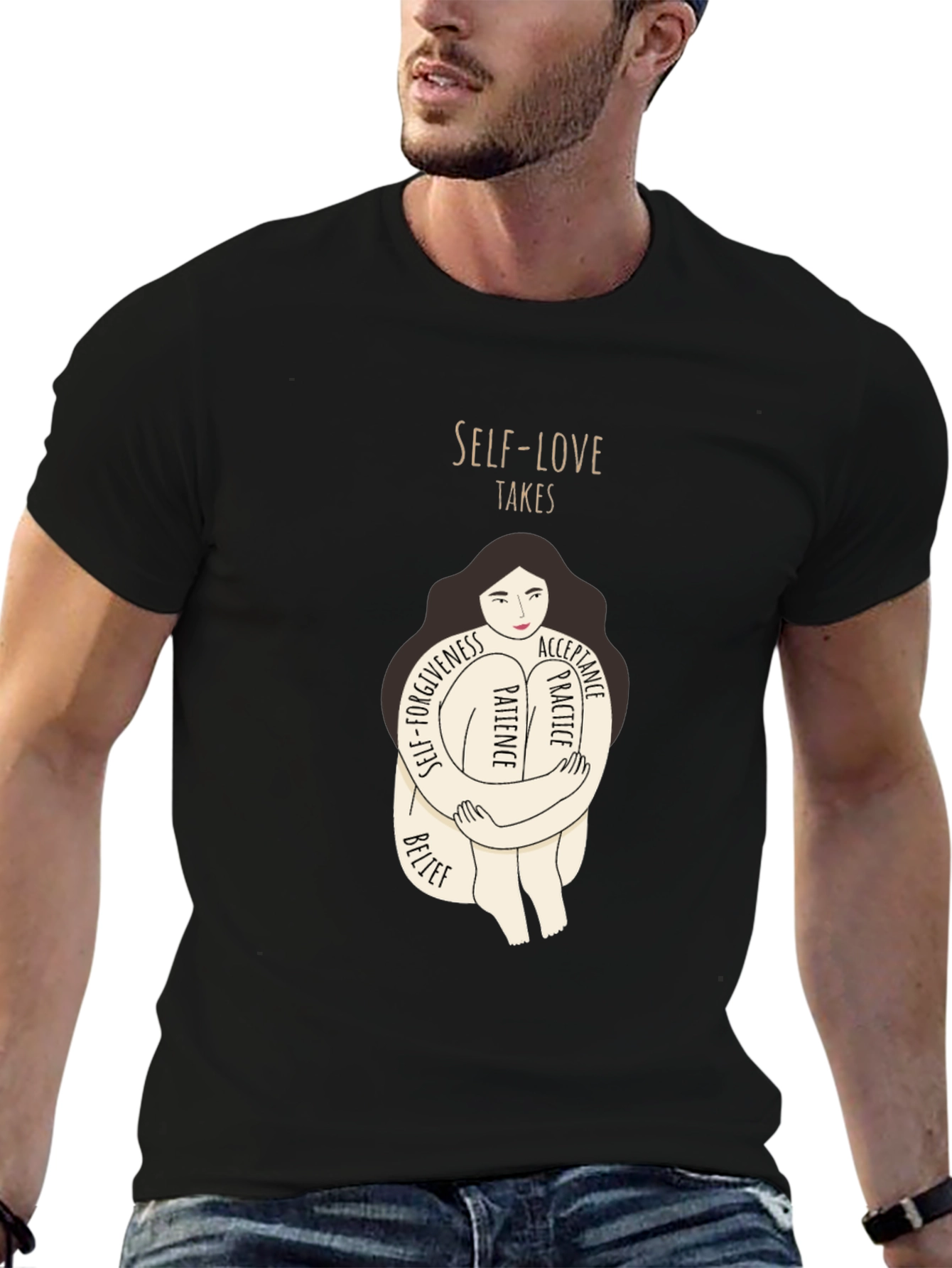 Self-Love Takes Womens Graphic Tee