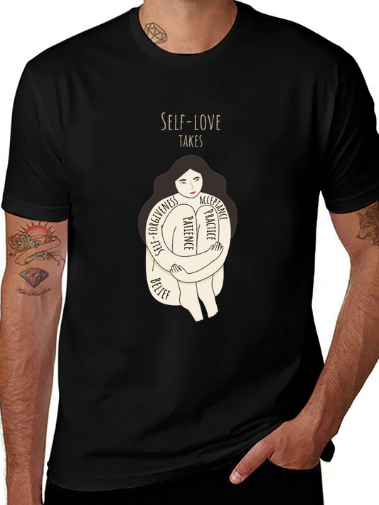 Self-Love Takes Womens Graphic Tee
