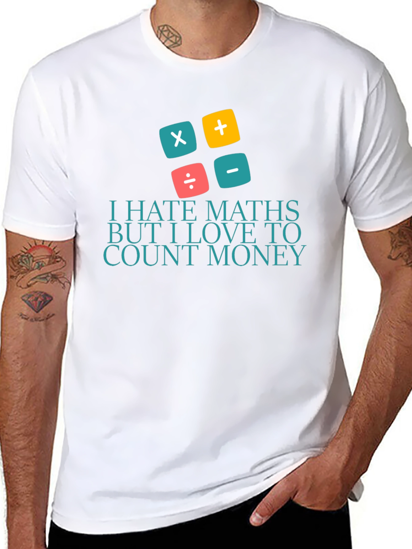 I Hate Maths Love Money T-Shirt