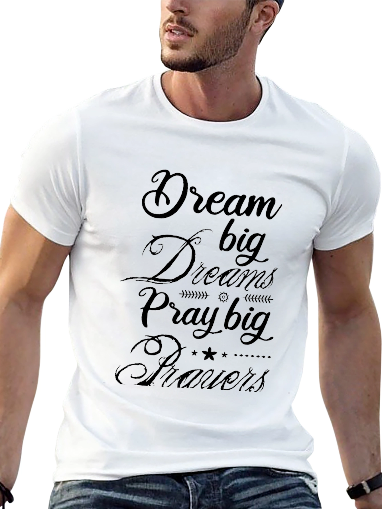 Dream Big Graphic Tee - Inspiring Black T-Shirt