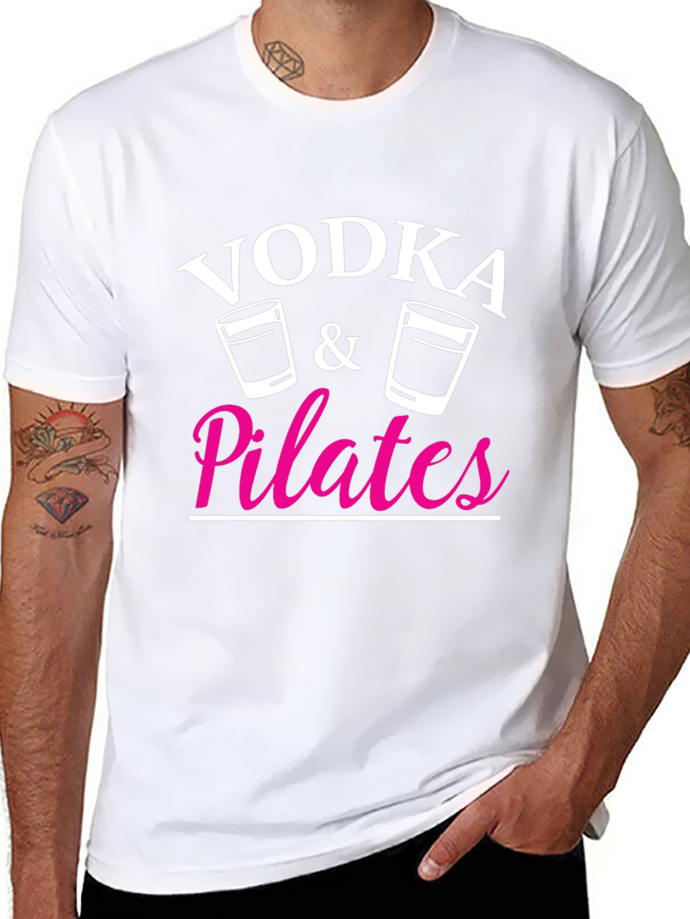 Vodka and Pilates Graphic T-Shirt