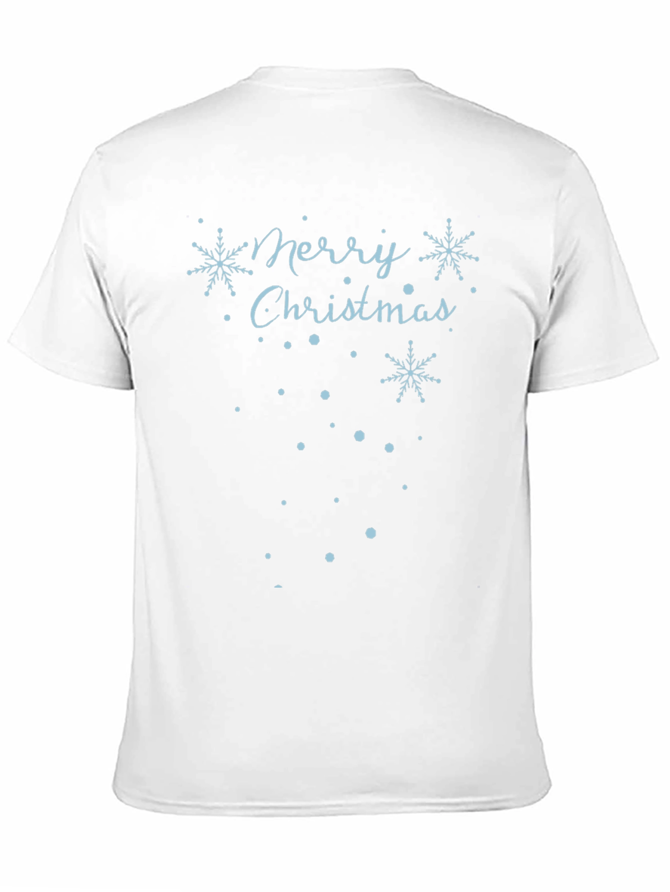 Merry Christmas Snowflake Graphic T-Shirt