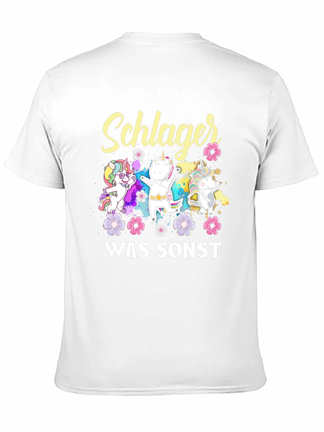 Schlager Was Sonst Unicorn T-Shirt
