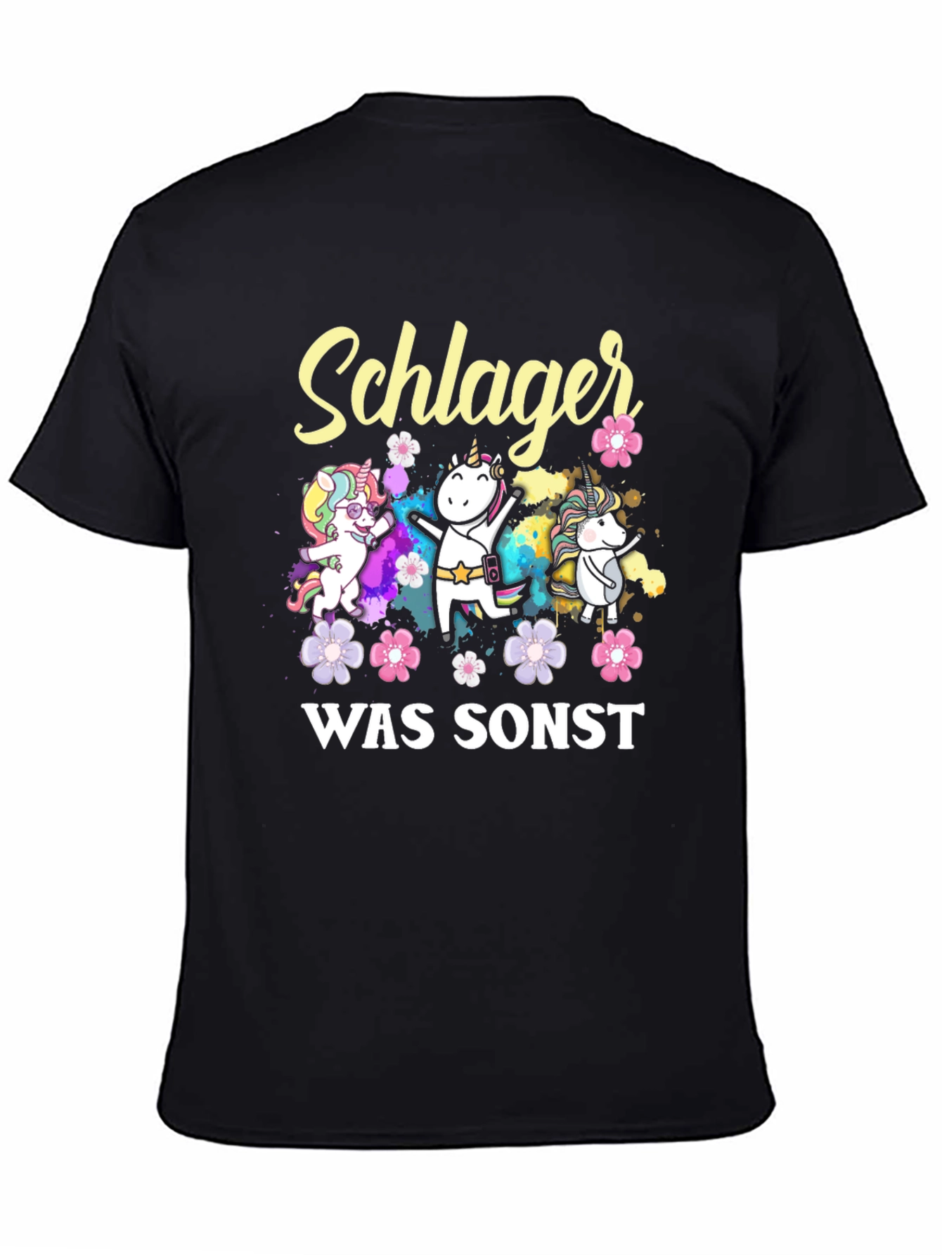 Schlager Was Sonst Unicorn T-Shirt