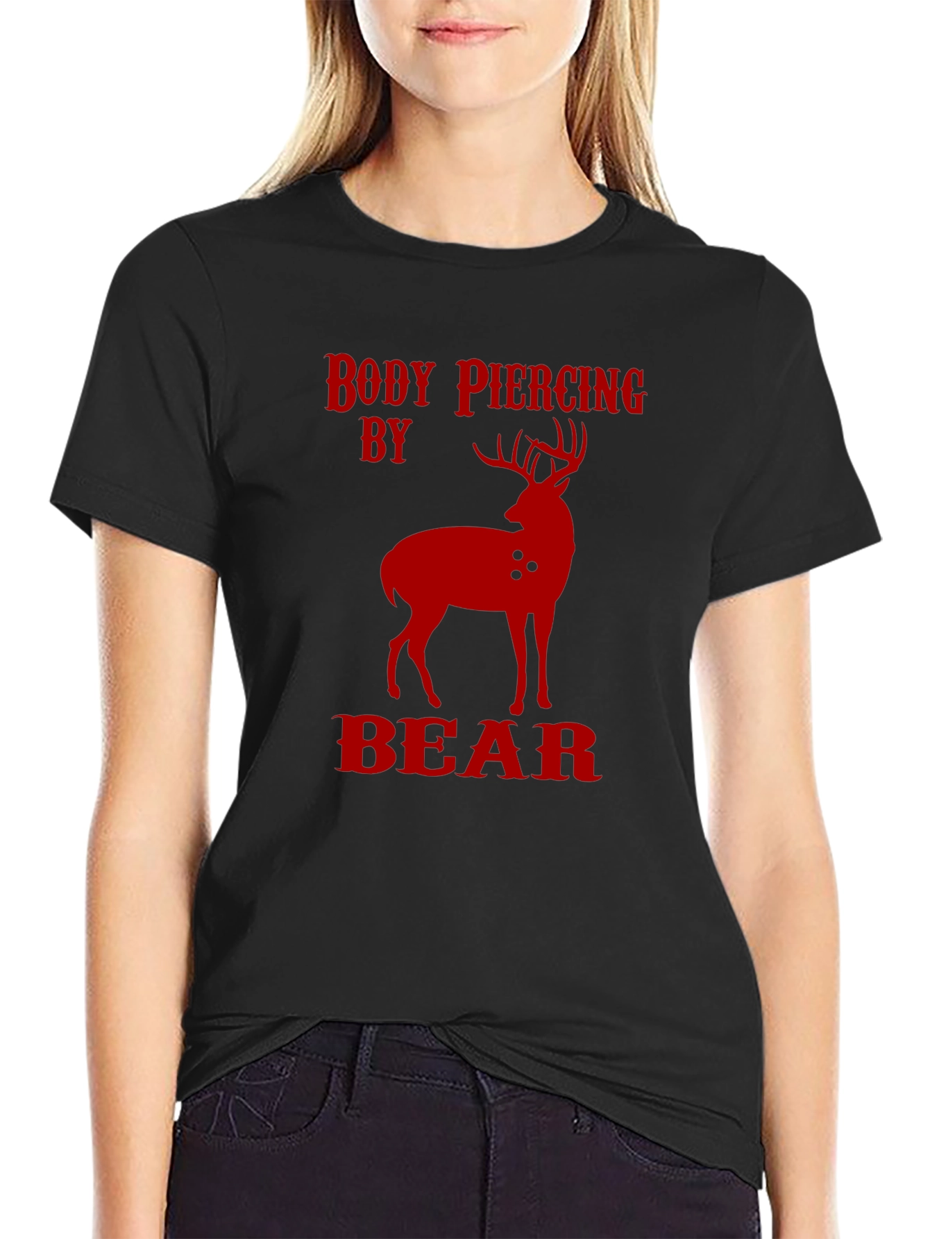 Body Piercing by Bear Graphic Tee