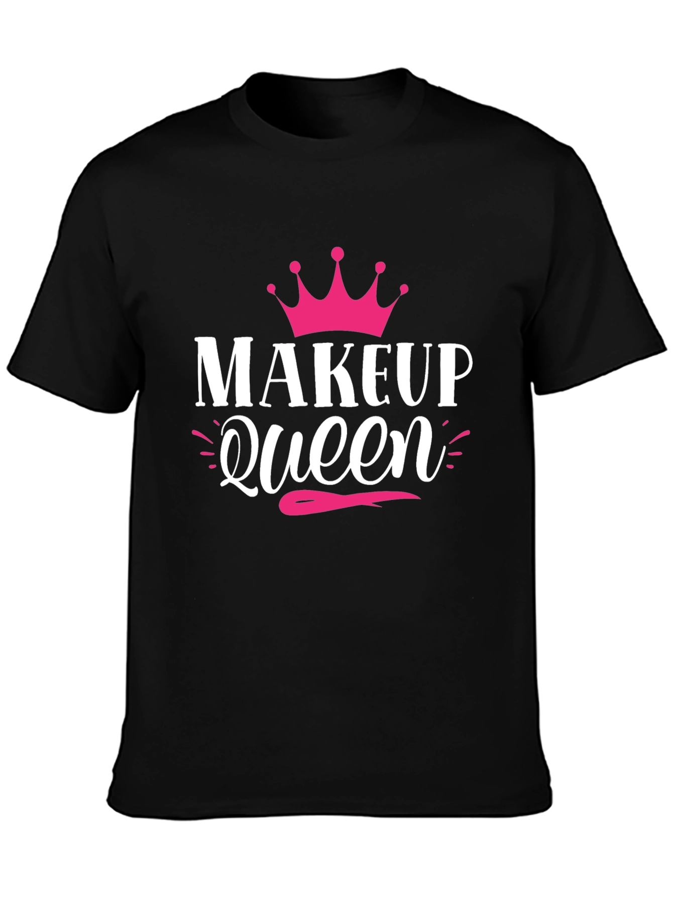 Makeup Queen Graphic Tee - Black T-Shirt