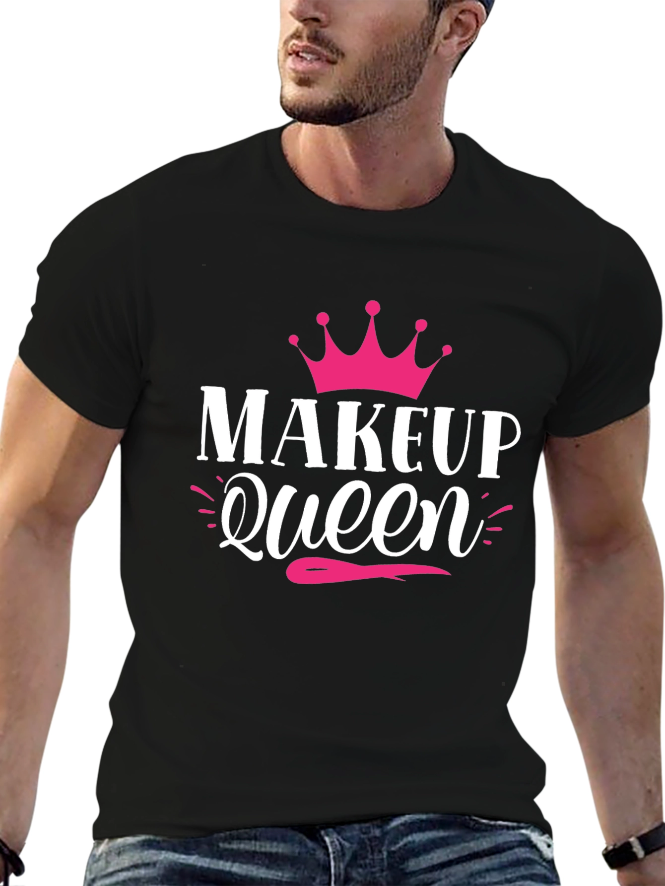 Makeup Queen Graphic Tee - Black T-Shirt