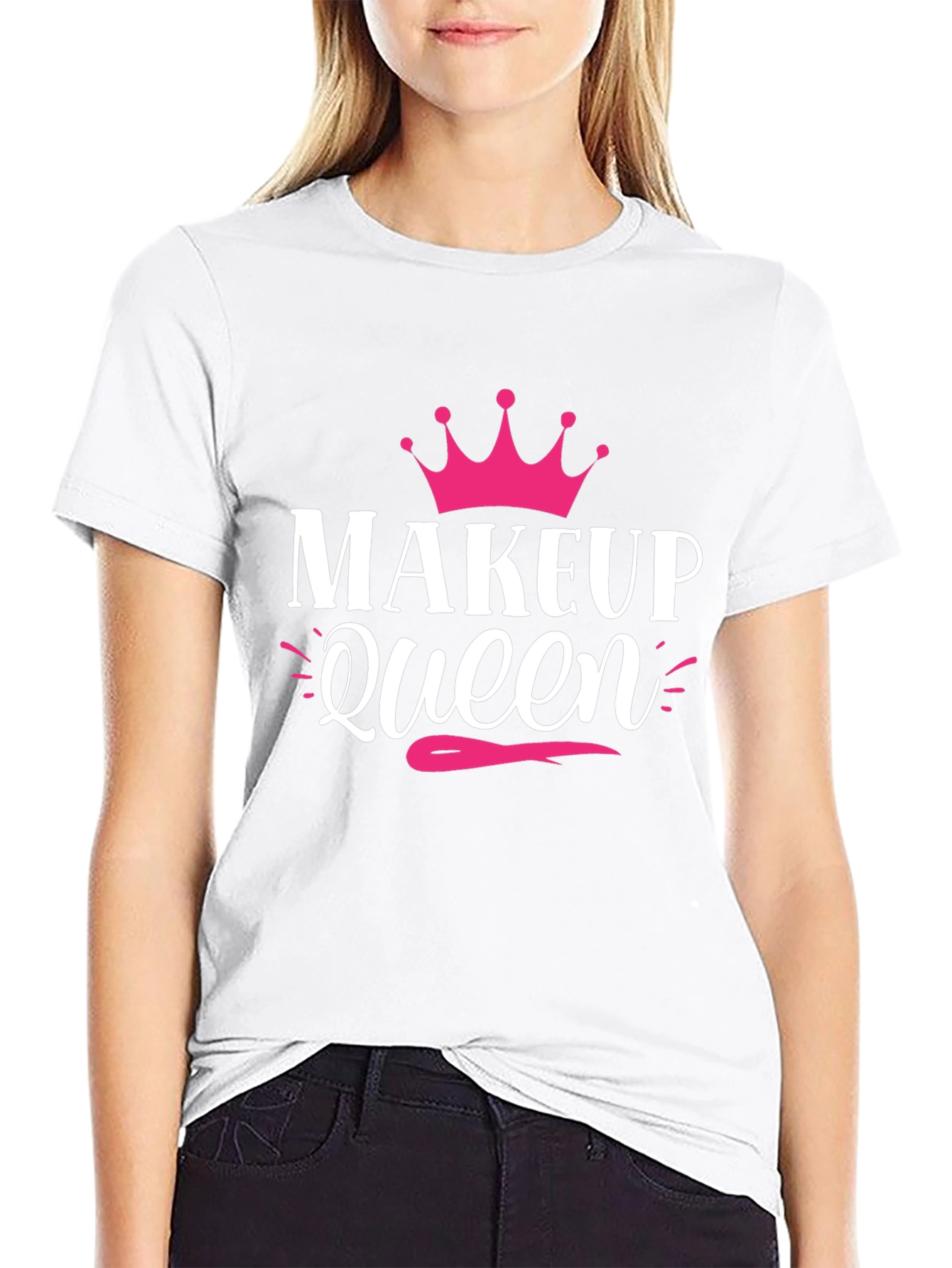 Makeup Queen Graphic Tee - Black T-Shirt