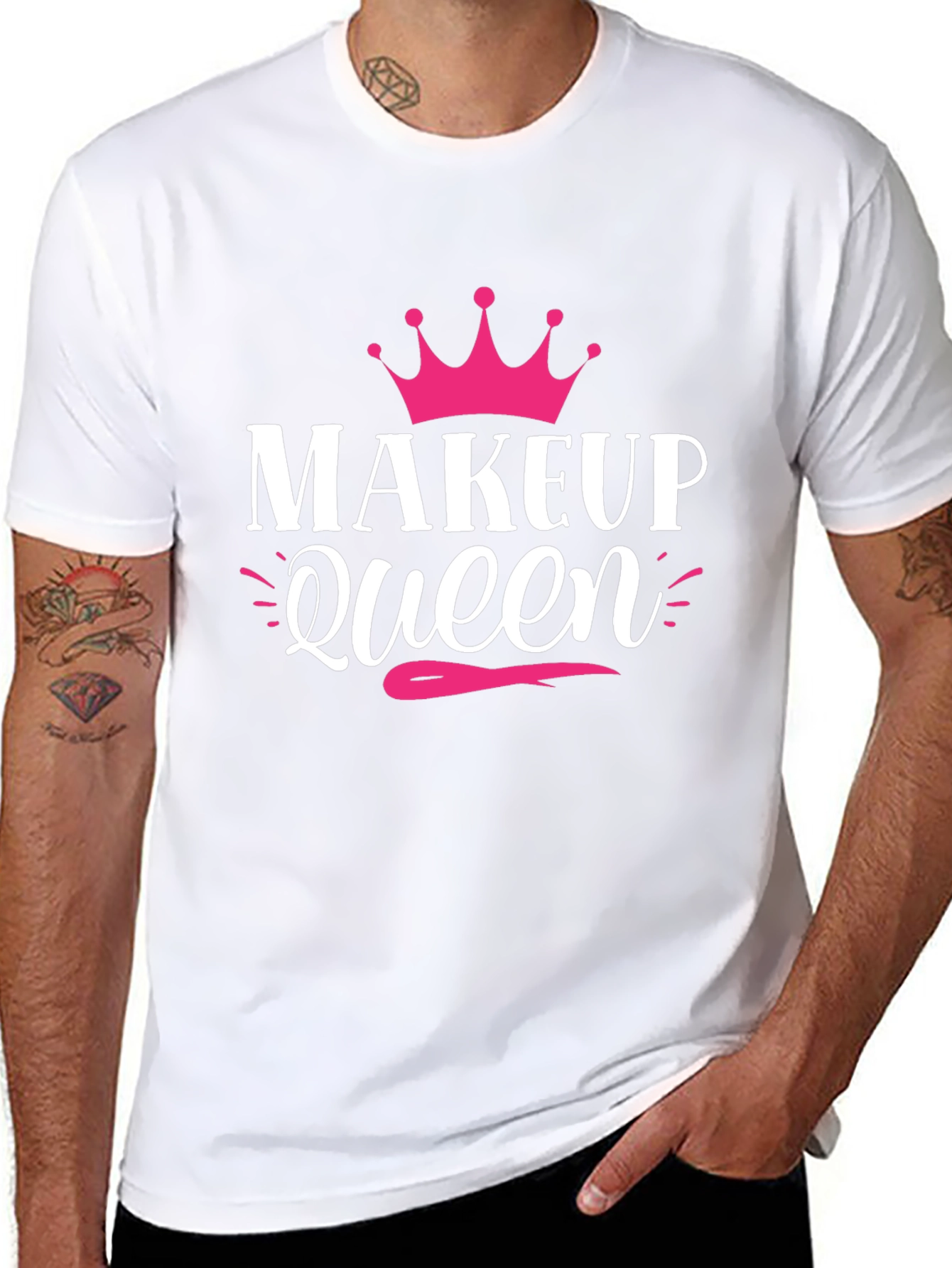 Makeup Queen Graphic Tee - Black T-Shirt
